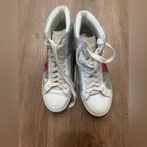 Saint Laurent Love High Top Sneakers